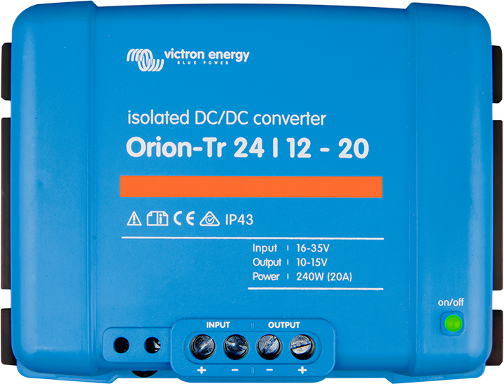 Convertidores CC/CC Orion-Tr aislados: